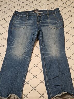 Torrid Crop Boyfriend Jeans